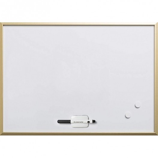 Tableau blanc magnétique mobile à roulette 2X3, 70x100cm avec