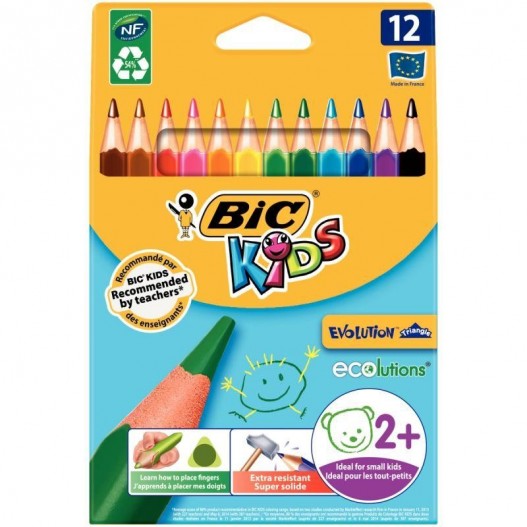 Etui de 18 - Mes Premiers Crayons de Couleur Triangulaire Jumbo MAPED - La  Poste